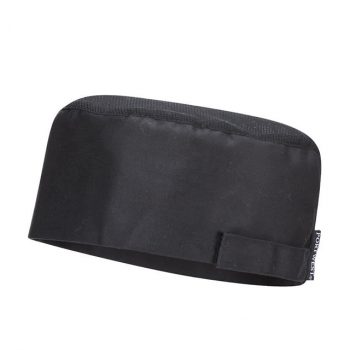 Calot de cuisinier réglable - Noir